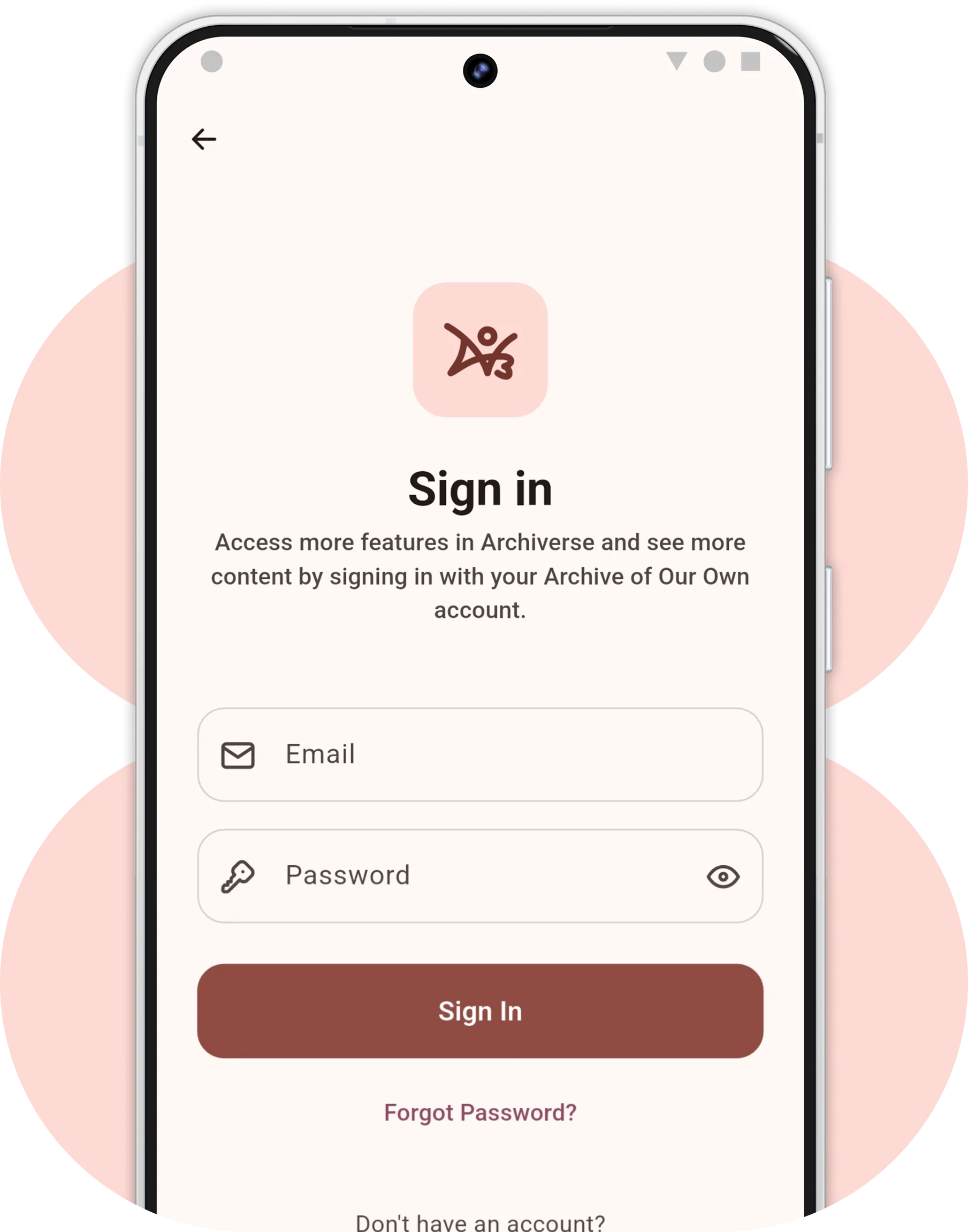 Sign in to your account